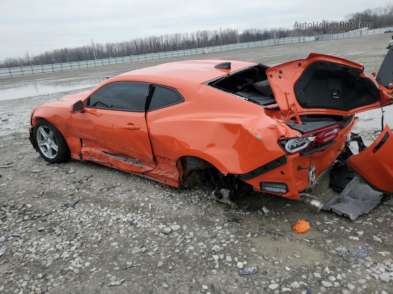 2020 Chevrolet Camaro Lt Orange vin: 1G1FD1RS6L0132928