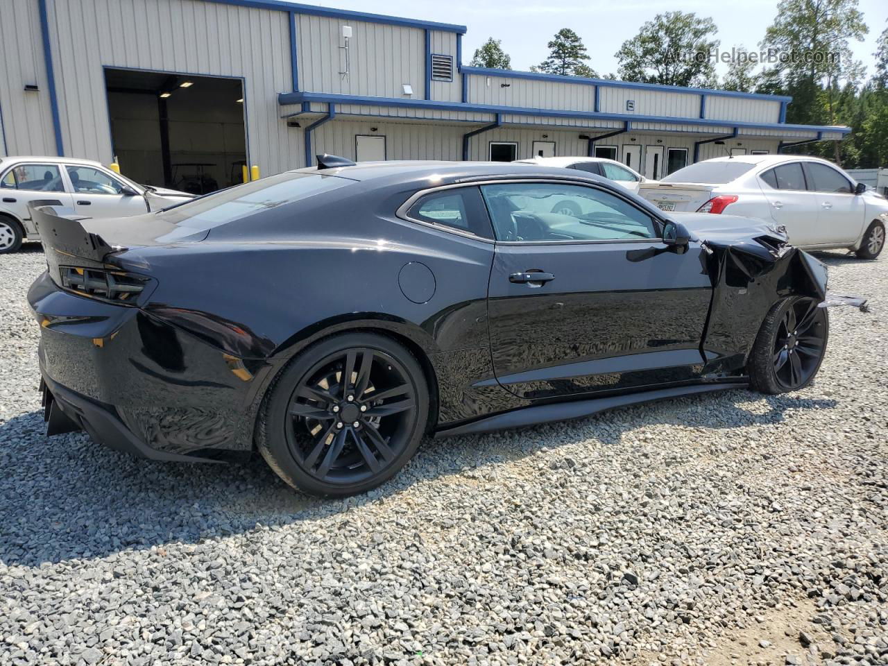 2018 Chevrolet Camaro Lt Black vin: 1G1FD1RS7J0187286