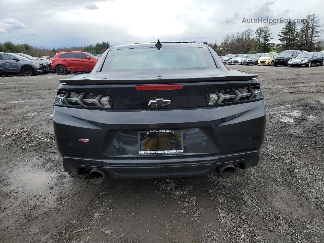 2017 Chevrolet Camaro Lt Black vin: 1G1FD1RS8H0119881