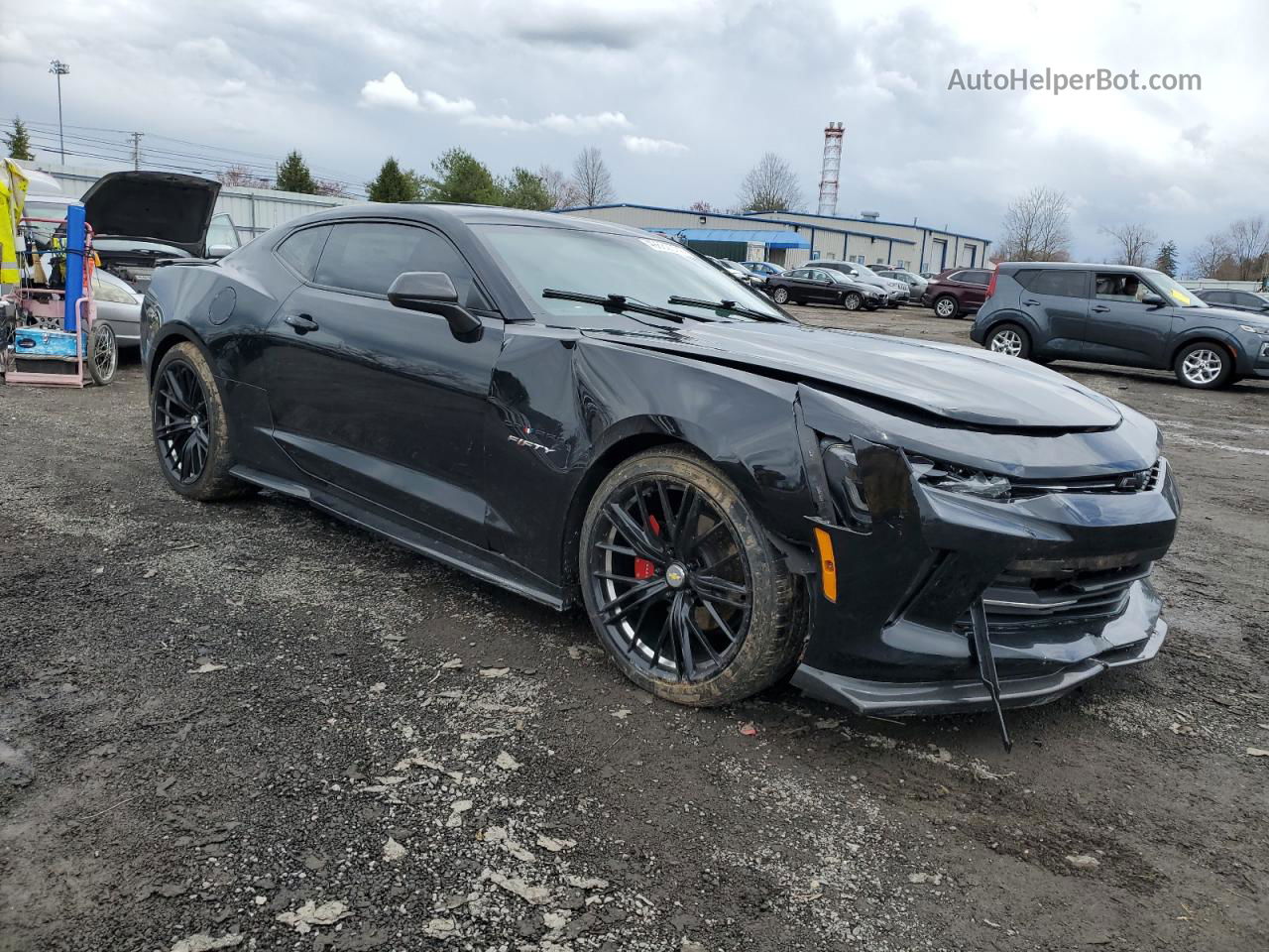 2017 Chevrolet Camaro Lt Black vin: 1G1FD1RS8H0119881