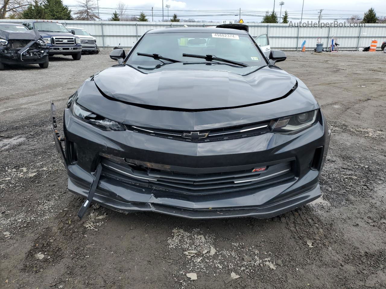 2017 Chevrolet Camaro Lt Black vin: 1G1FD1RS8H0119881