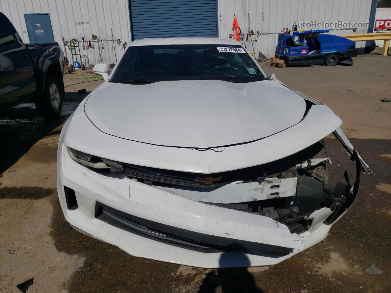 2017 Chevrolet Camaro Lt White vin: 1G1FD1RS8H0147843