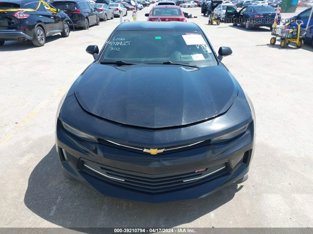 2017 Chevrolet Camaro 2lt Black vin: 1G1FD1RS9H0171925