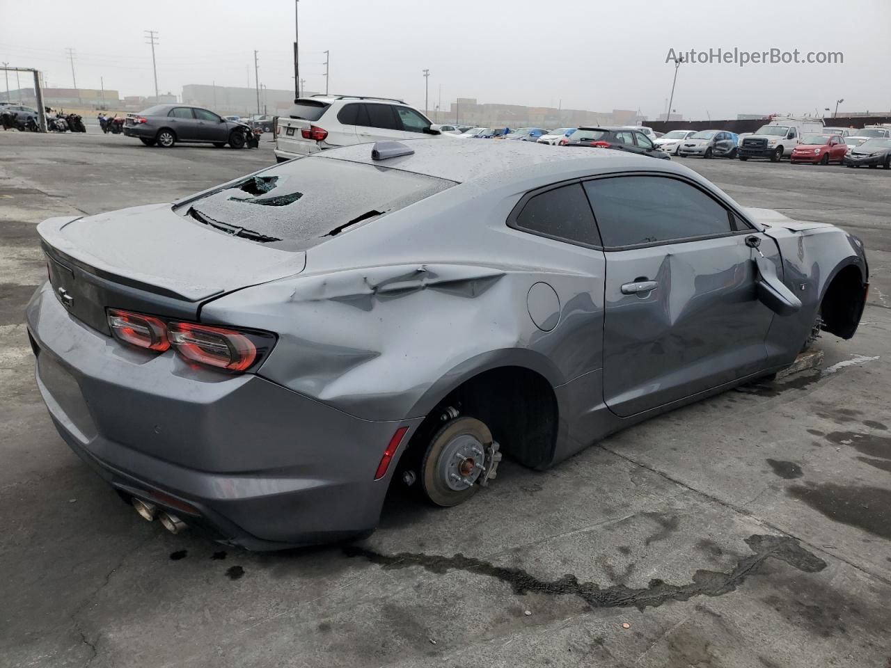 2020 Chevrolet Camaro Lt Серый vin: 1G1FD1RS9L0102516