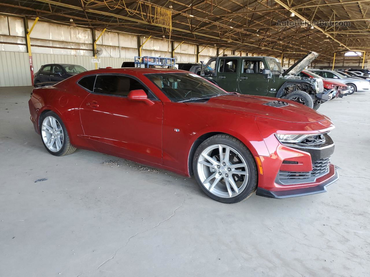 2020 Chevrolet Camaro Lt Red vin: 1G1FD1RSXL0104498