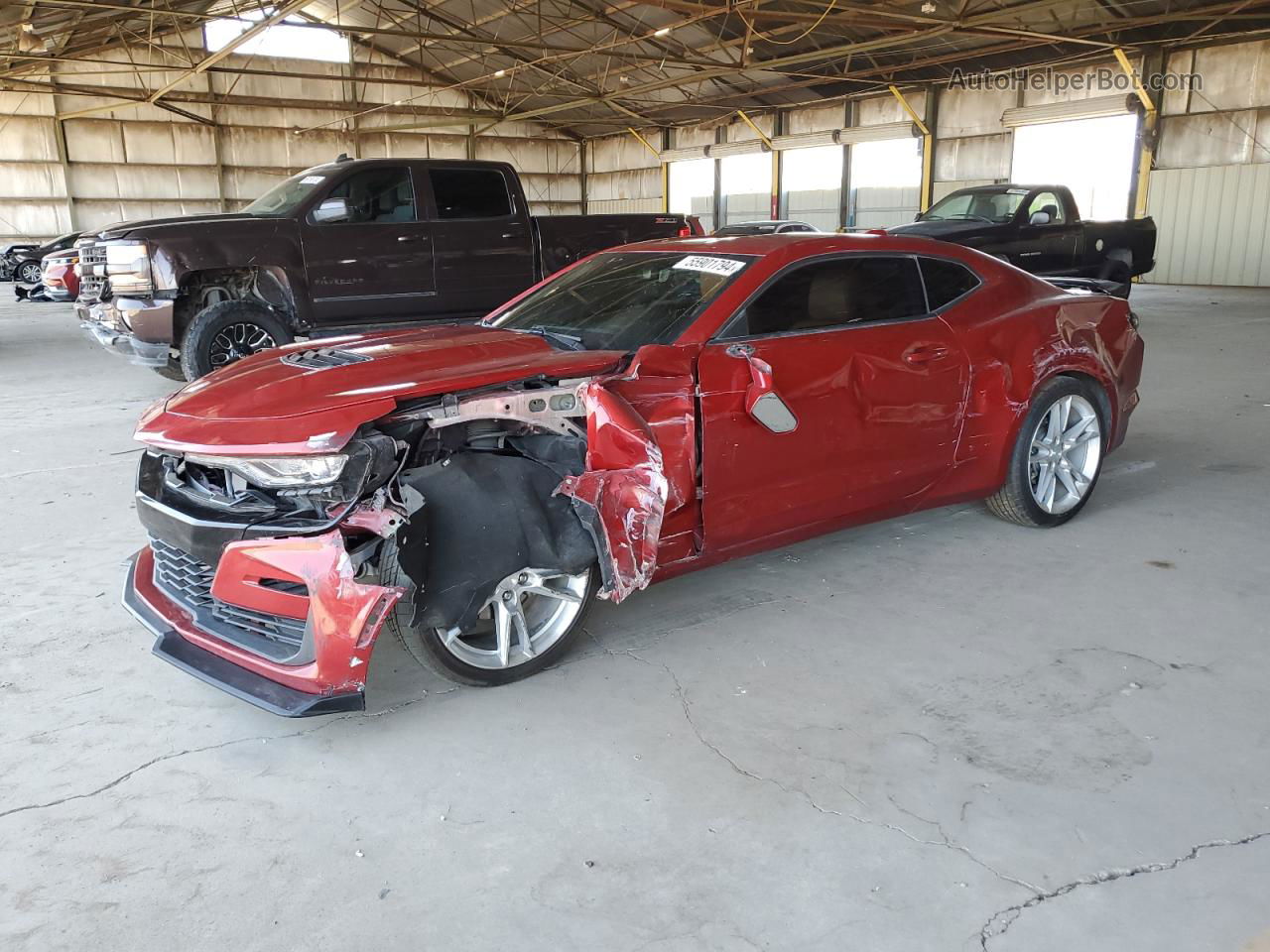 2020 Chevrolet Camaro Lt Red vin: 1G1FD1RSXL0104498