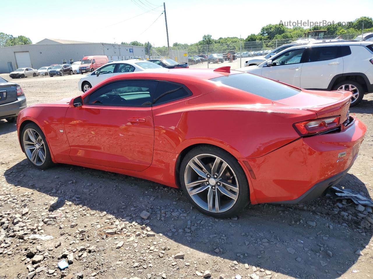 2017 Chevrolet Camaro Lt Red vin: 1G1FD1RX1H0151860