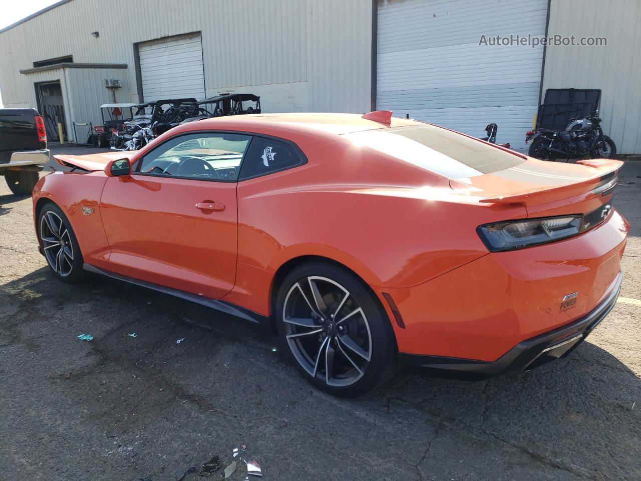 2018 Chevrolet Camaro Lt Orange vin: 1G1FD1RX4J0190870