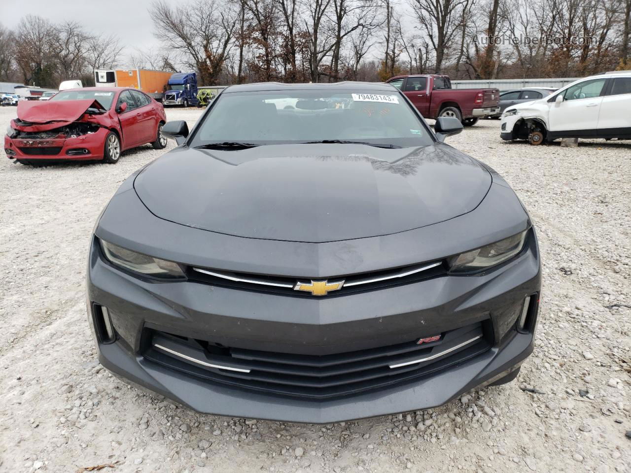 2017 Chevrolet Camaro Lt Gray vin: 1G1FD1RX7H0113467