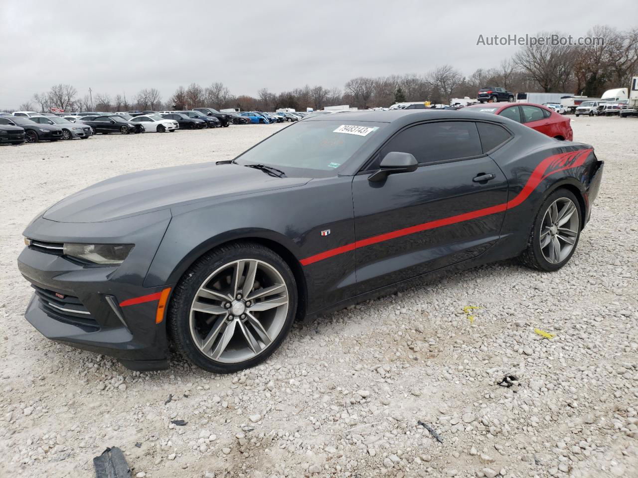 2017 Chevrolet Camaro Lt Gray vin: 1G1FD1RX7H0113467