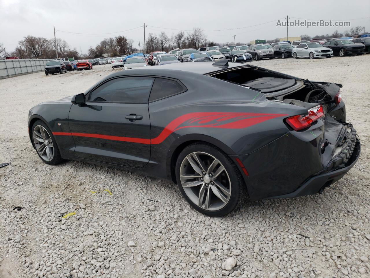 2017 Chevrolet Camaro Lt Gray vin: 1G1FD1RX7H0113467