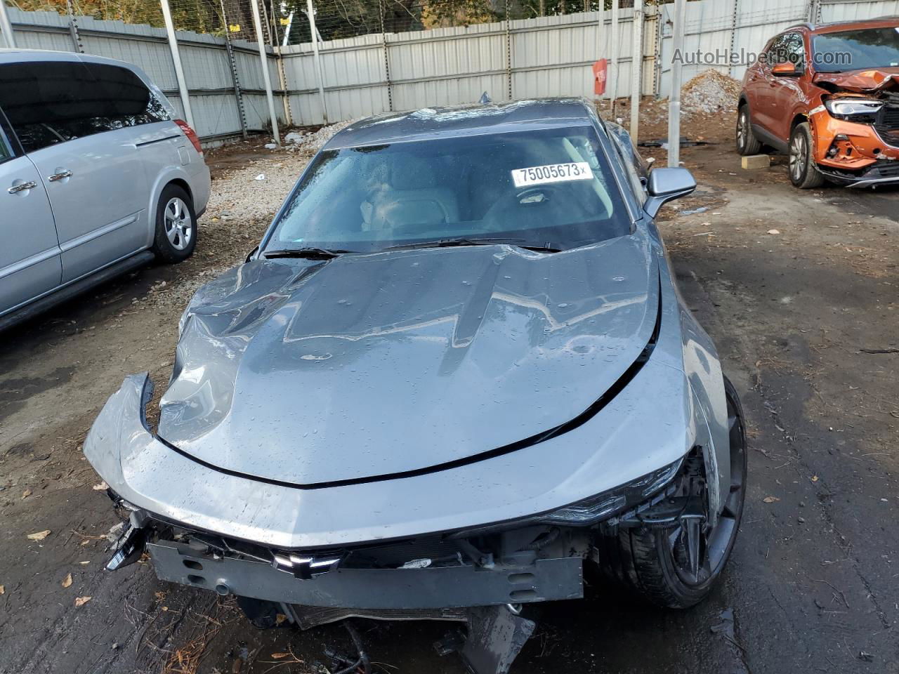 2020 Chevrolet Camaro Lt Gray vin: 1G1FD1RX7L0115311