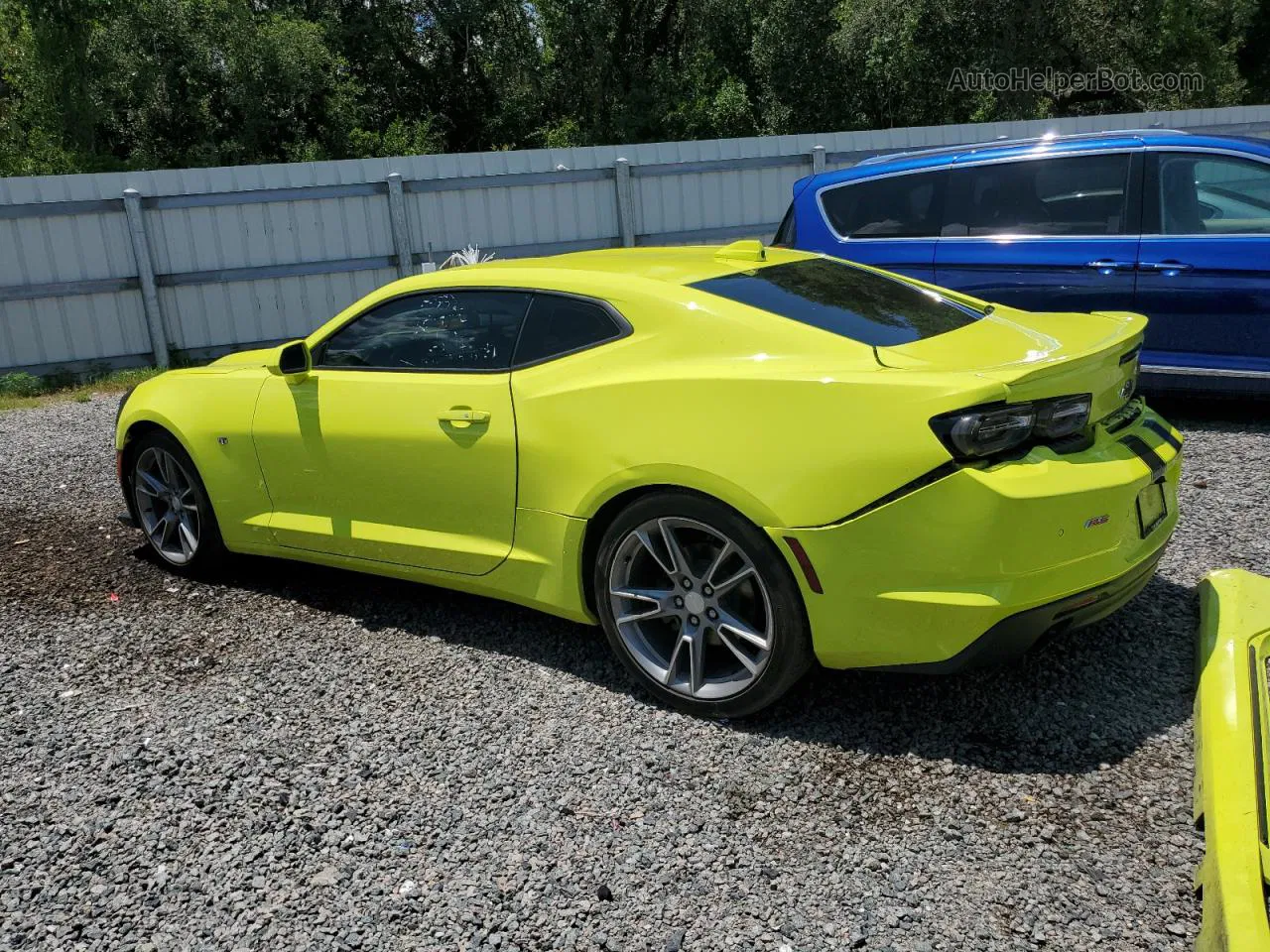 2020 Chevrolet Camaro Lt Yellow vin: 1G1FD1RX9L0138248