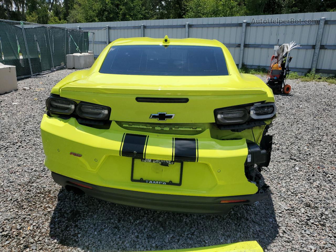 2020 Chevrolet Camaro Lt Yellow vin: 1G1FD1RX9L0138248