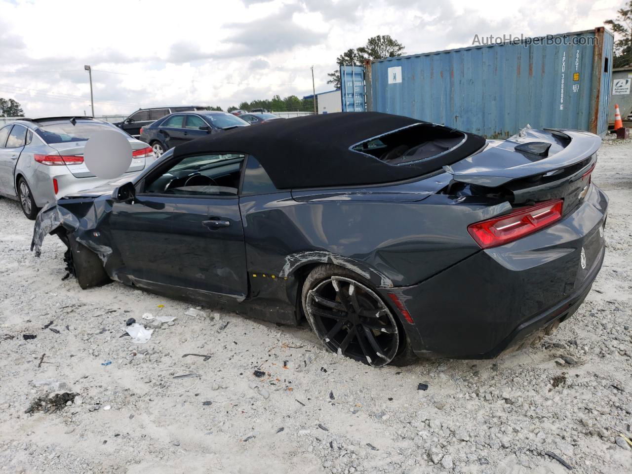 2018 Chevrolet Camaro Lt Black vin: 1G1FD3DS0J0101061