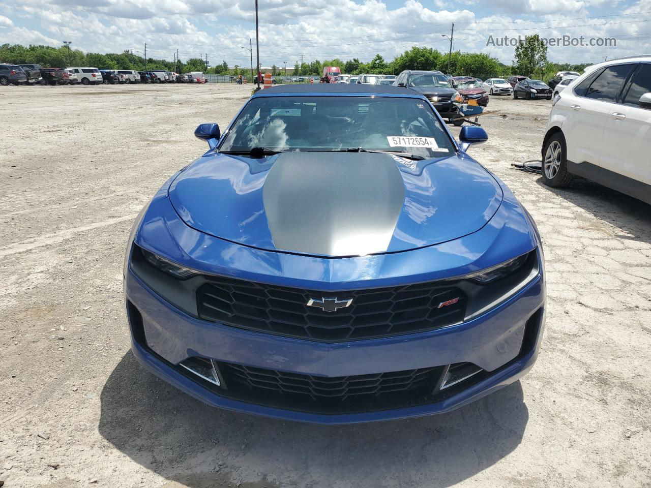 2020 Chevrolet Camaro Lt Blue vin: 1G1FD3DS2L0113943