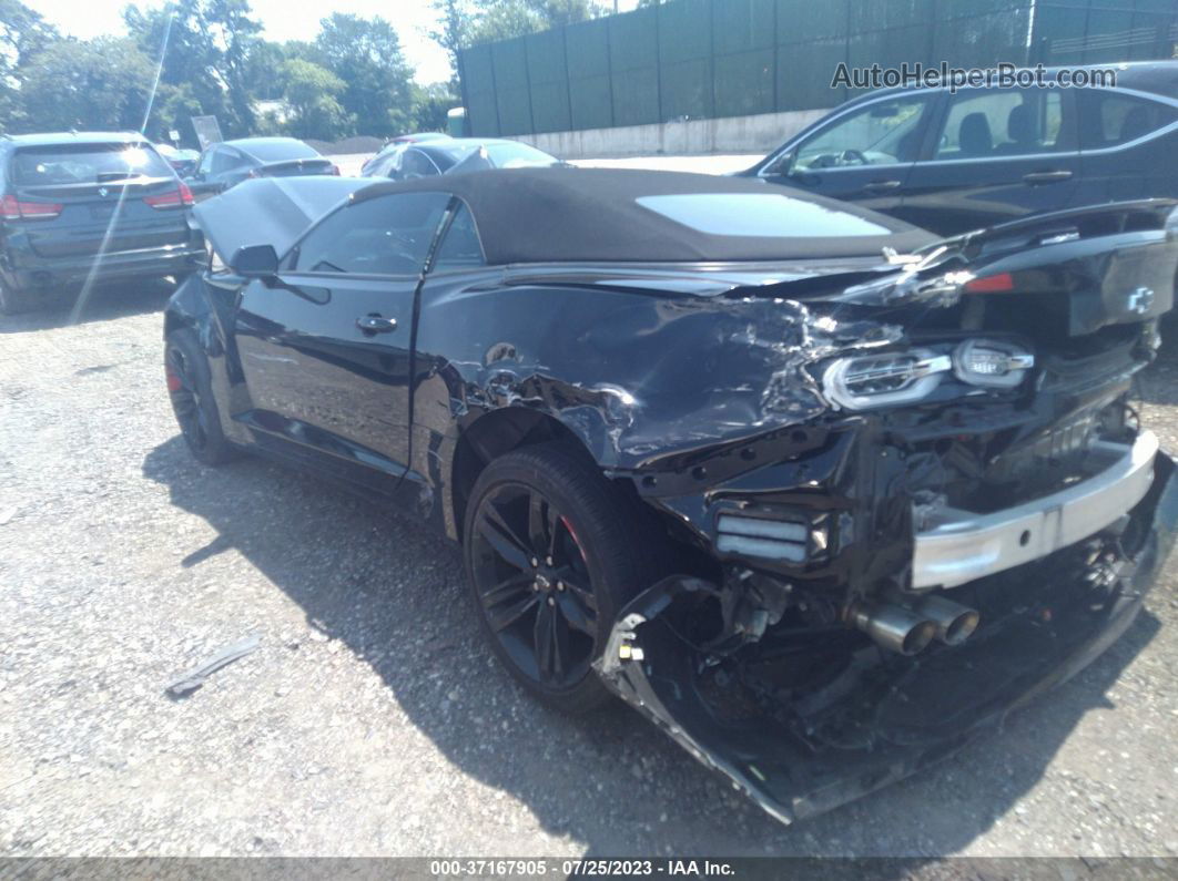 2020 Chevrolet Camaro 3lt Black vin: 1G1FD3DS2L0145520