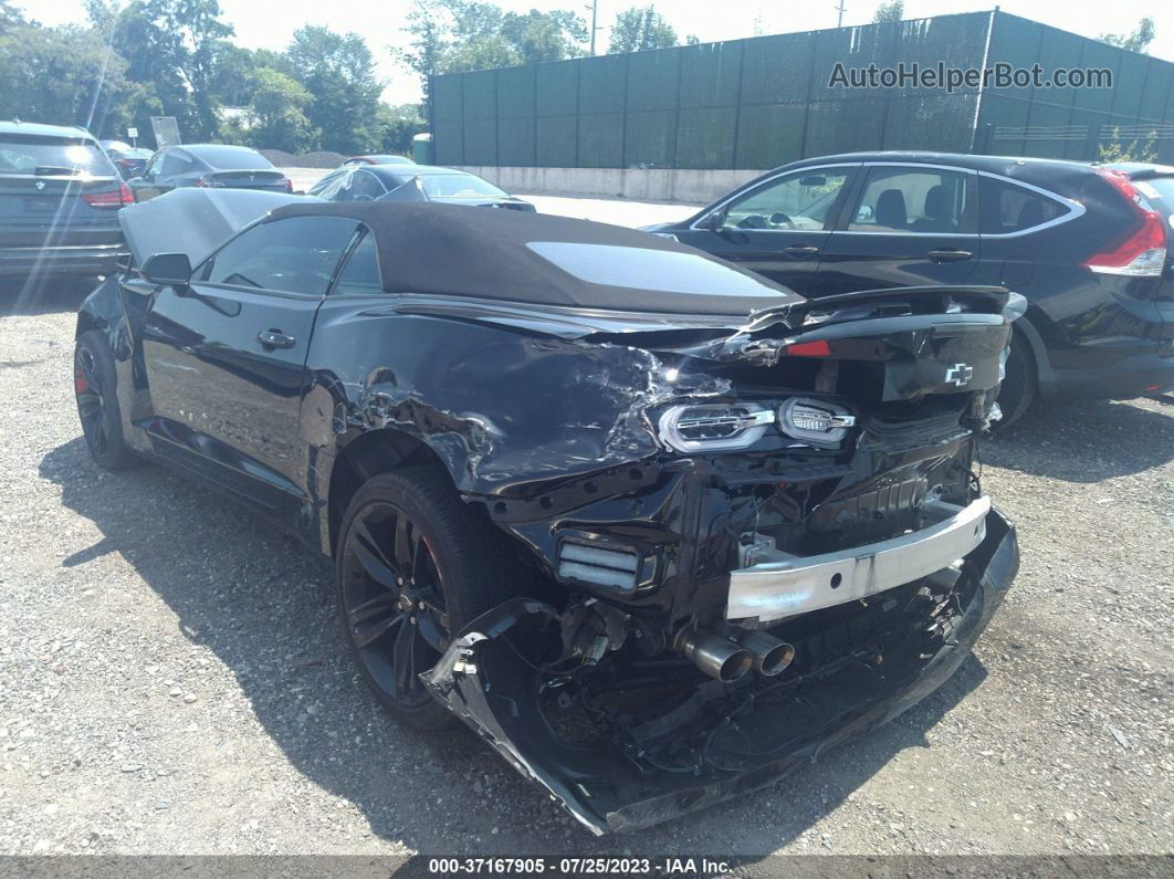 2020 Chevrolet Camaro 3lt Black vin: 1G1FD3DS2L0145520