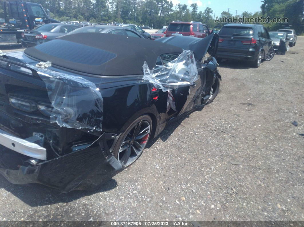 2020 Chevrolet Camaro 3lt Black vin: 1G1FD3DS2L0145520