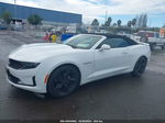 2020 Chevrolet Camaro Rwd  2lt White vin: 1G1FD3DS4L0107013