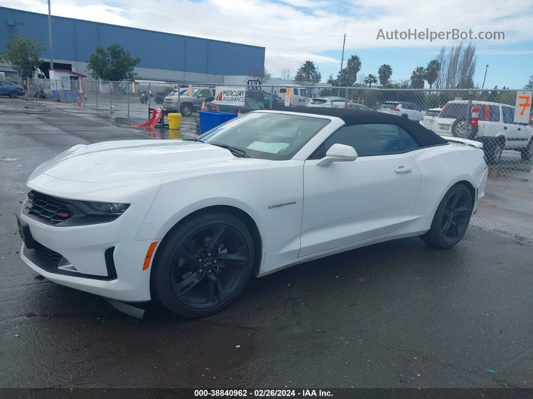 2020 Chevrolet Camaro Rwd  2lt White vin: 1G1FD3DS4L0107013