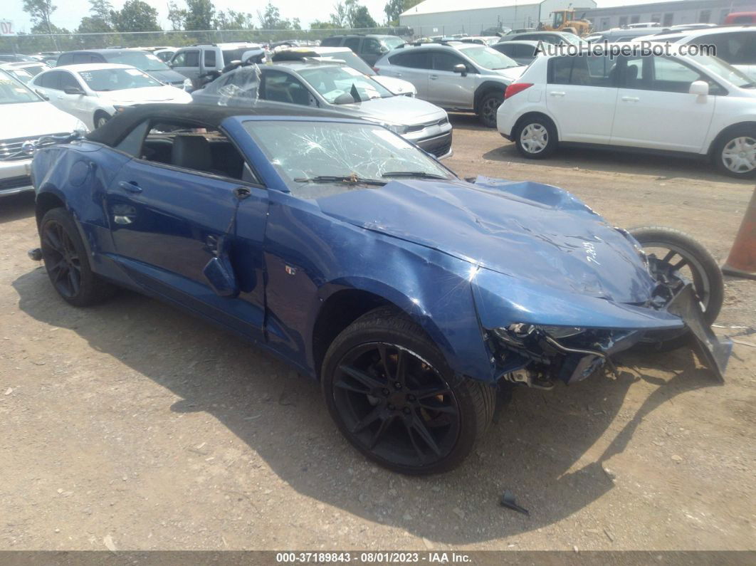 2020 Chevrolet Camaro 2lt Blue vin: 1G1FD3DS4L0140657