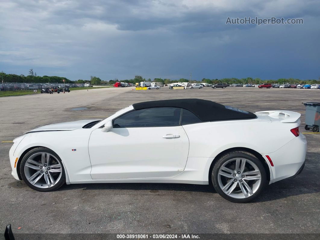 2017 Chevrolet Camaro 2lt White vin: 1G1FD3DS6H0142594