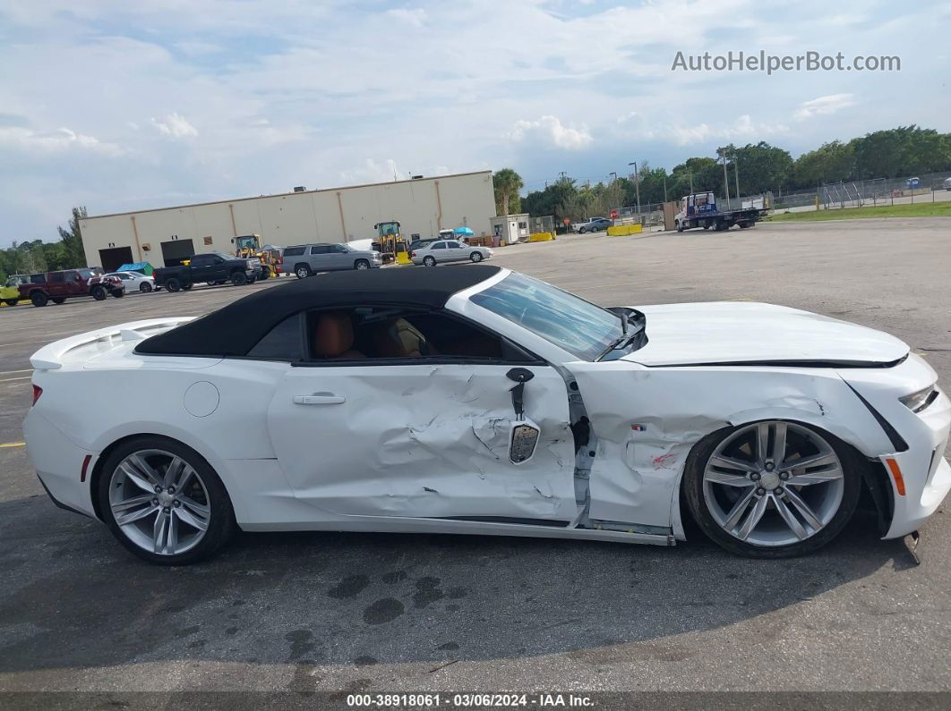 2017 Chevrolet Camaro 2lt White vin: 1G1FD3DS6H0142594