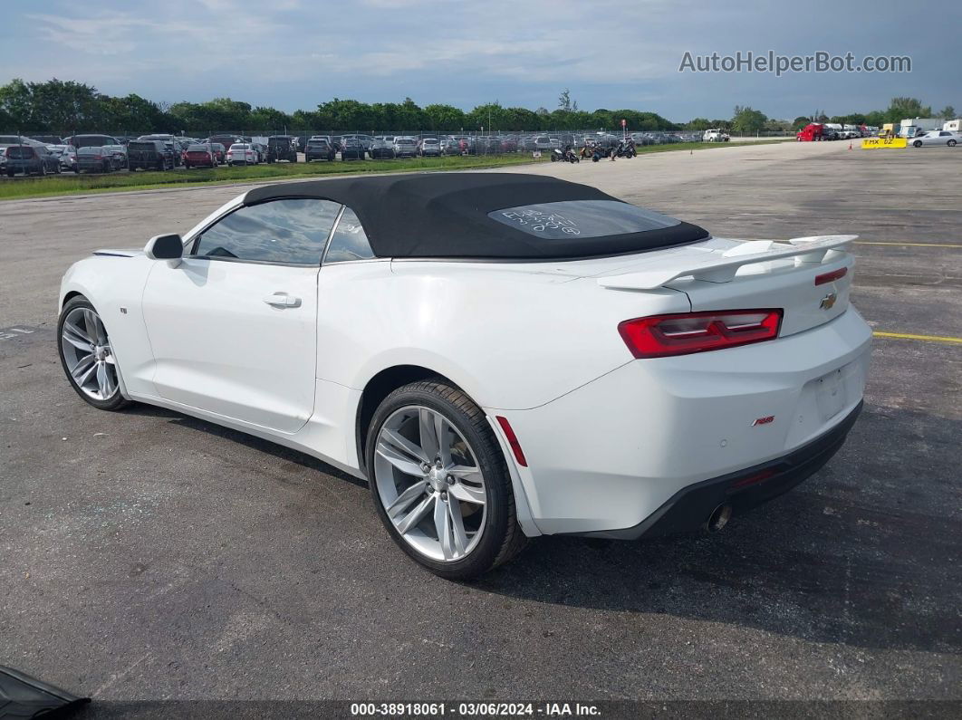 2017 Chevrolet Camaro 2lt White vin: 1G1FD3DS6H0142594