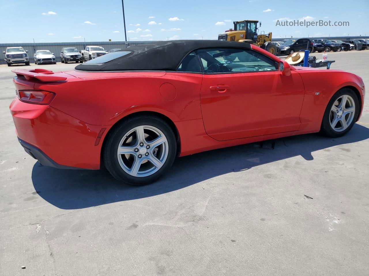 2017 Chevrolet Camaro Lt Красный vin: 1G1FD3DS7H0134018