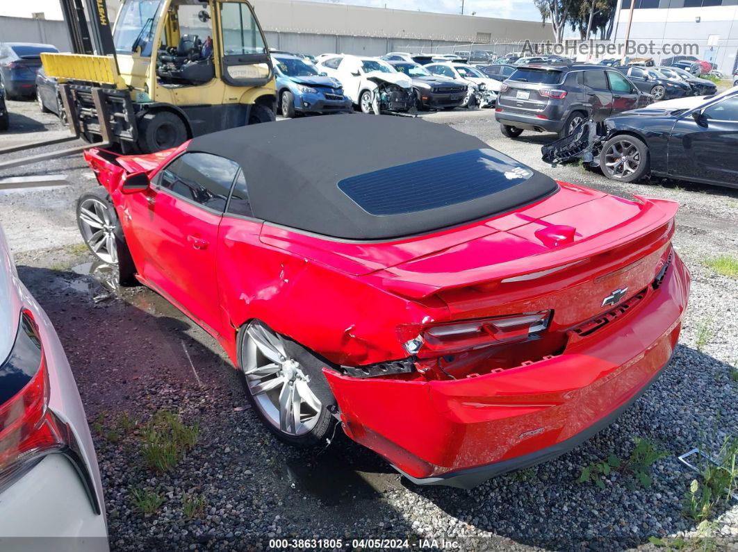 2017 Chevrolet Camaro 2lt Red vin: 1G1FD3DSXH0115172