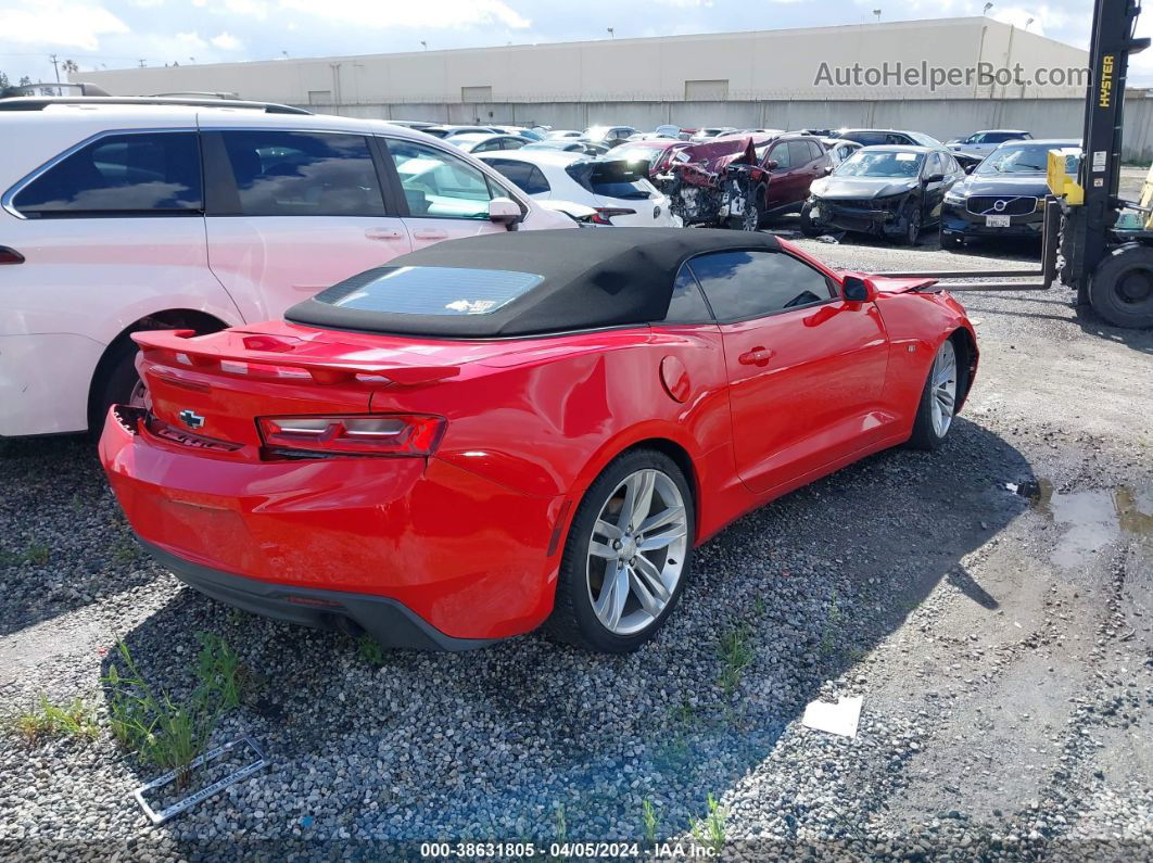 2017 Chevrolet Camaro 2lt Red vin: 1G1FD3DSXH0115172