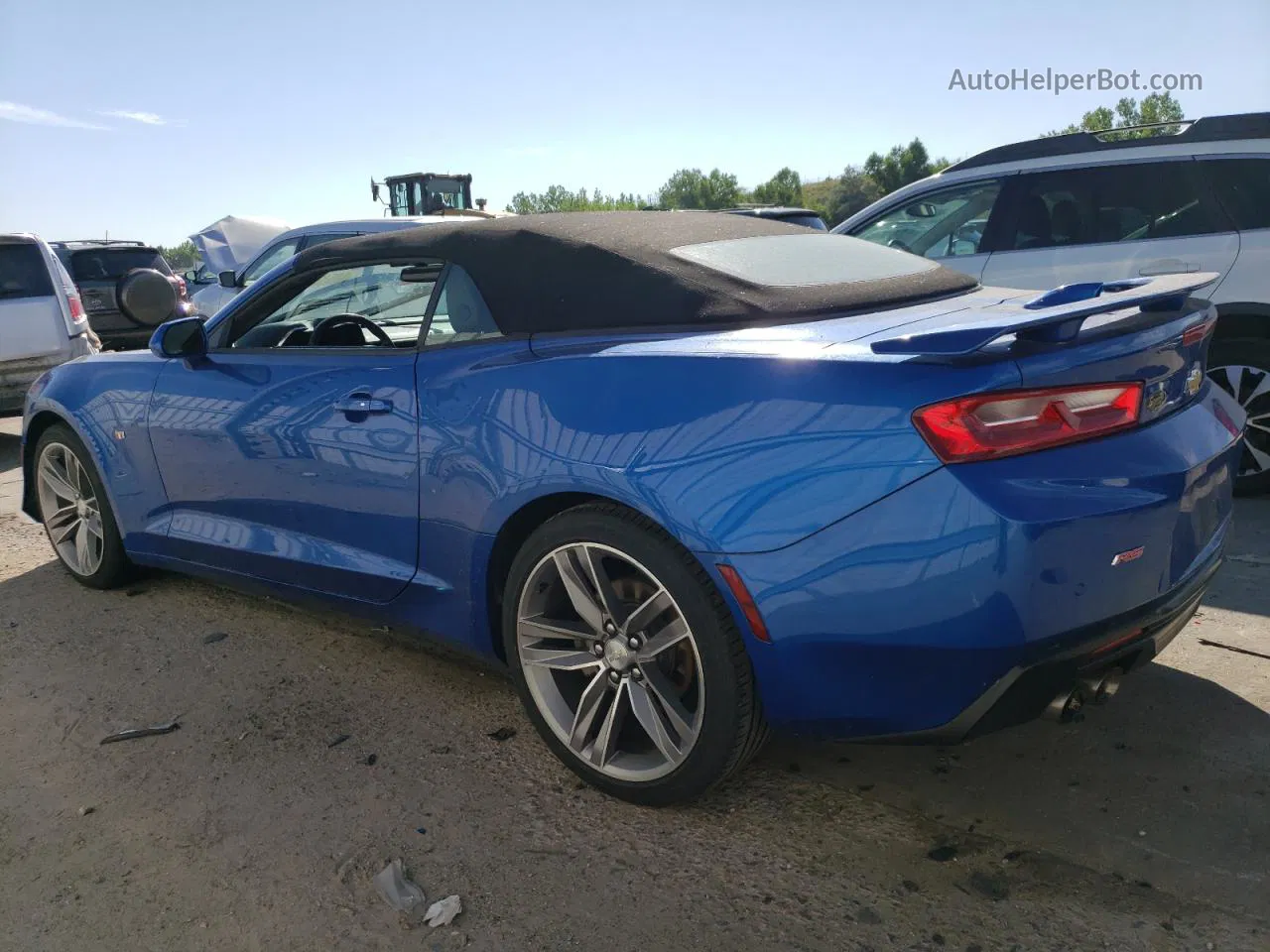 2017 Chevrolet Camaro Lt Blue vin: 1G1FD3DSXH0130822