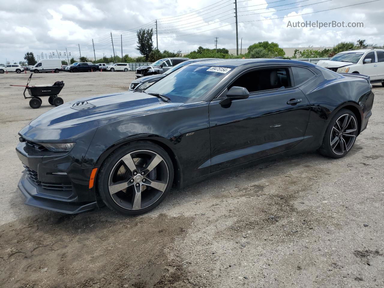 2020 Chevrolet Camaro Lz Black vin: 1G1FE1R70L0132769