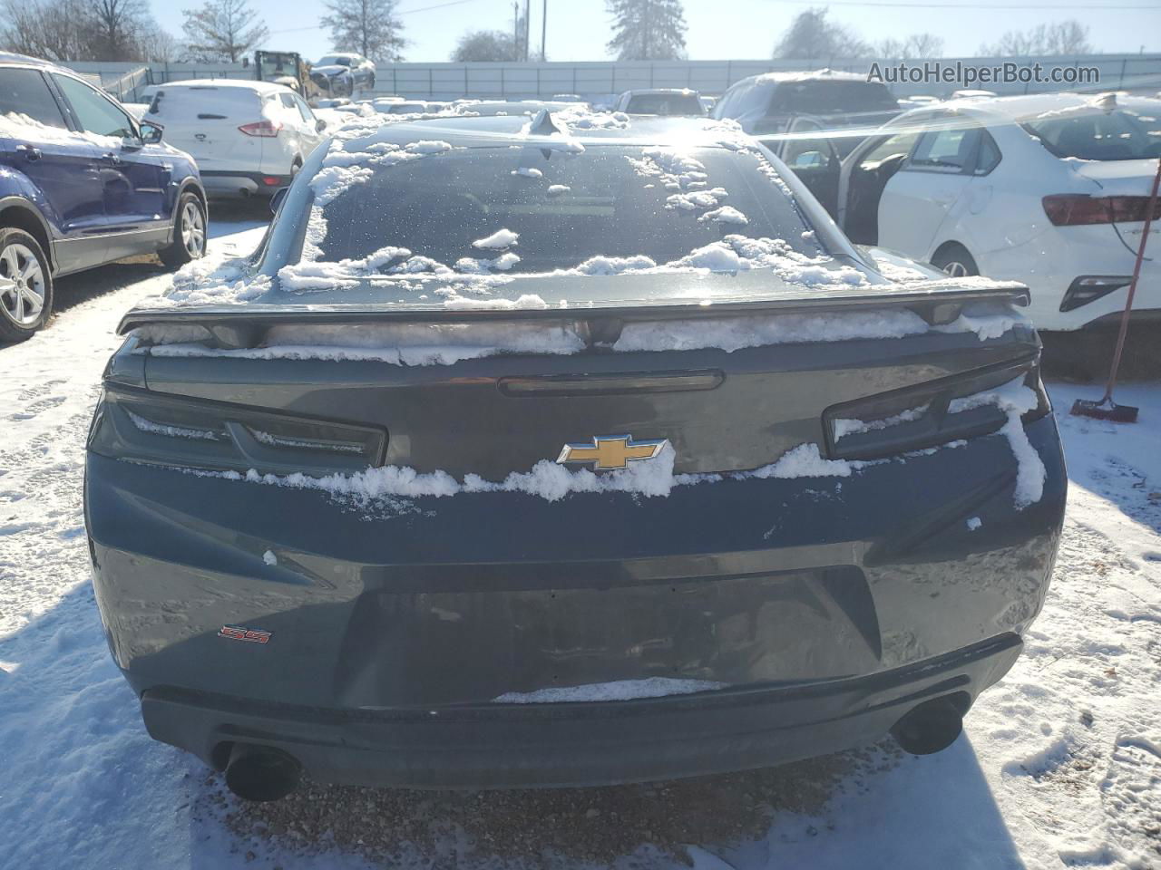 2017 Chevrolet Camaro Ss Charcoal vin: 1G1FE1R71H0146512