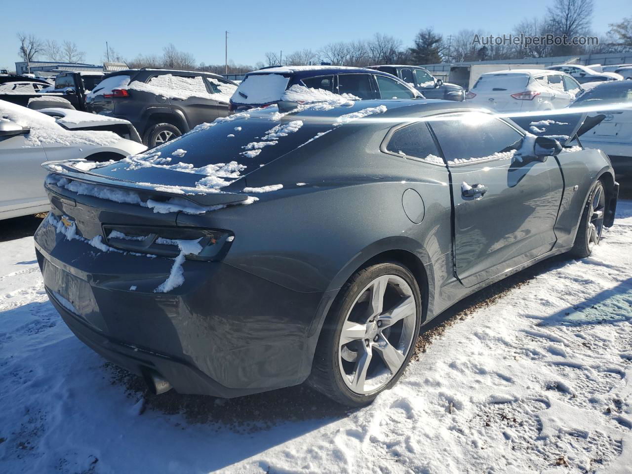 2017 Chevrolet Camaro Ss Charcoal vin: 1G1FE1R71H0146512