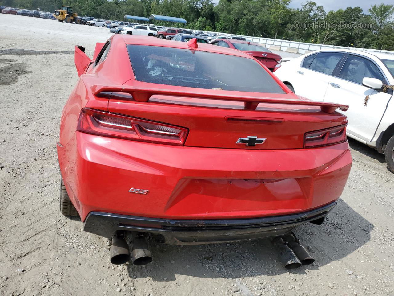 2017 Chevrolet Camaro Ss Red vin: 1G1FE1R71H0173869