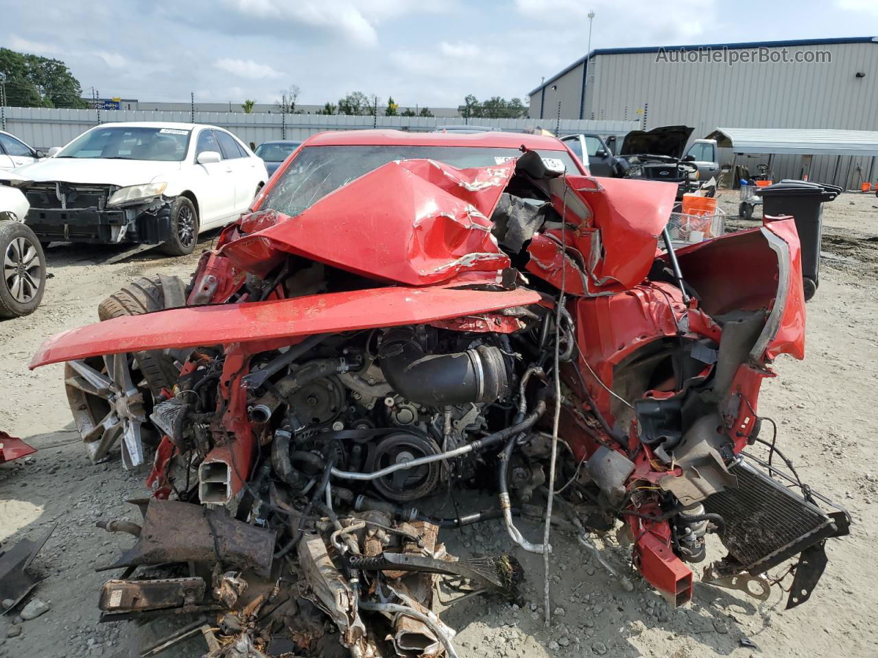 2017 Chevrolet Camaro Ss Red vin: 1G1FE1R71H0173869