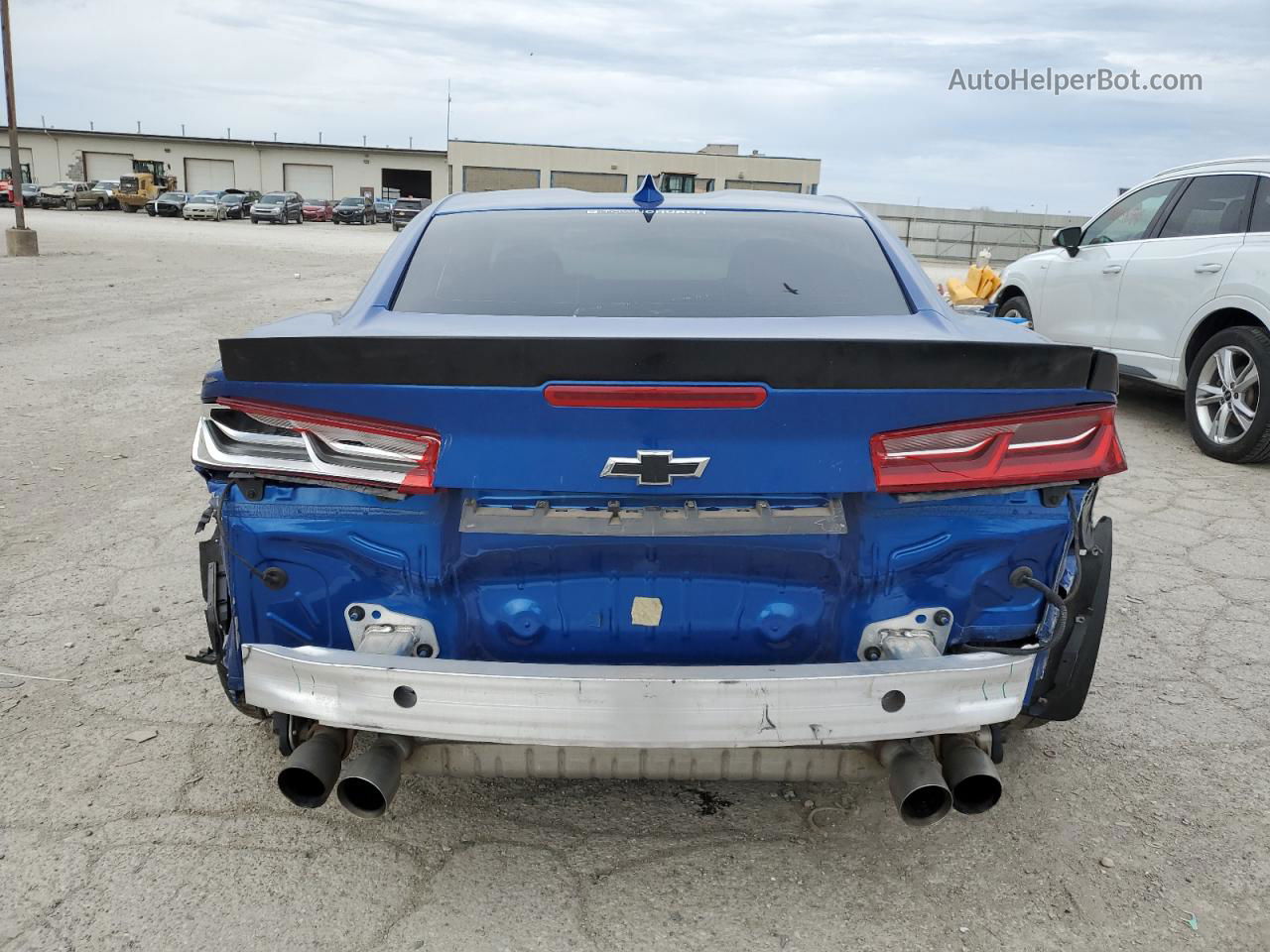 2018 Chevrolet Camaro Ss Blue vin: 1G1FE1R71J0156740