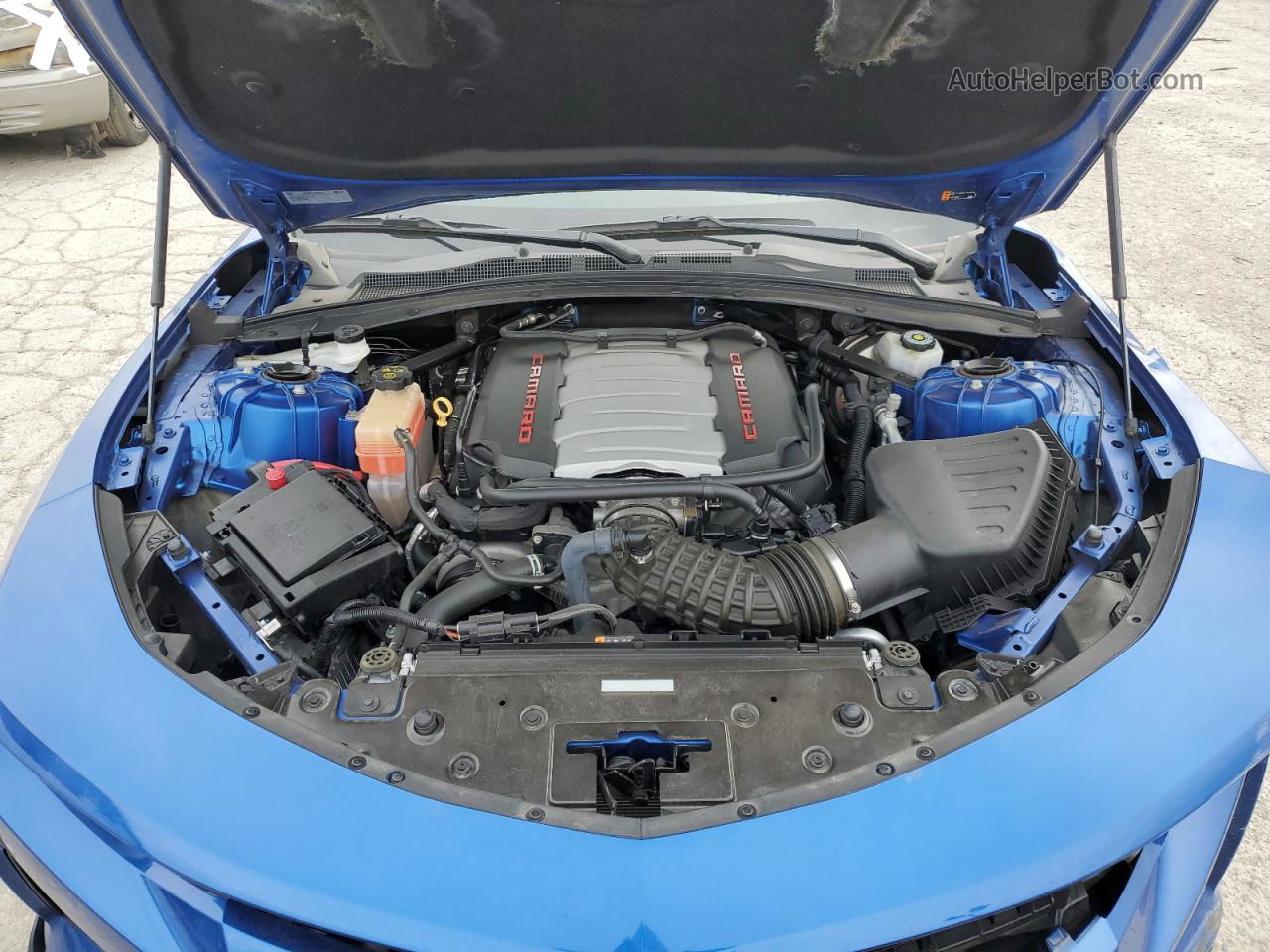 2018 Chevrolet Camaro Ss Blue vin: 1G1FE1R71J0156740