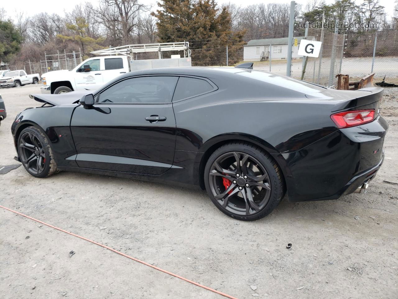 2018 Chevrolet Camaro Ss Black vin: 1G1FE1R71J0184330