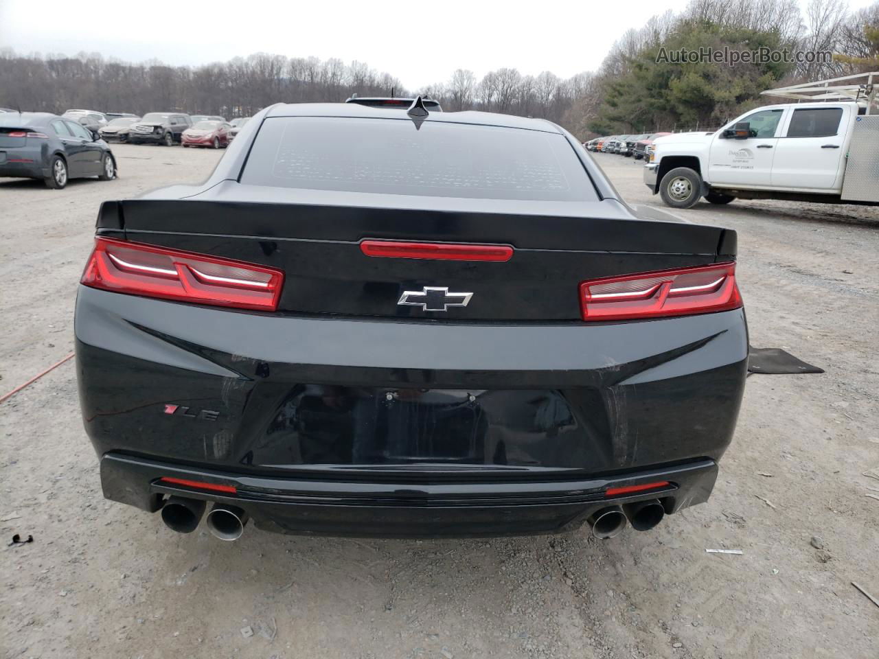 2018 Chevrolet Camaro Ss Black vin: 1G1FE1R71J0184330