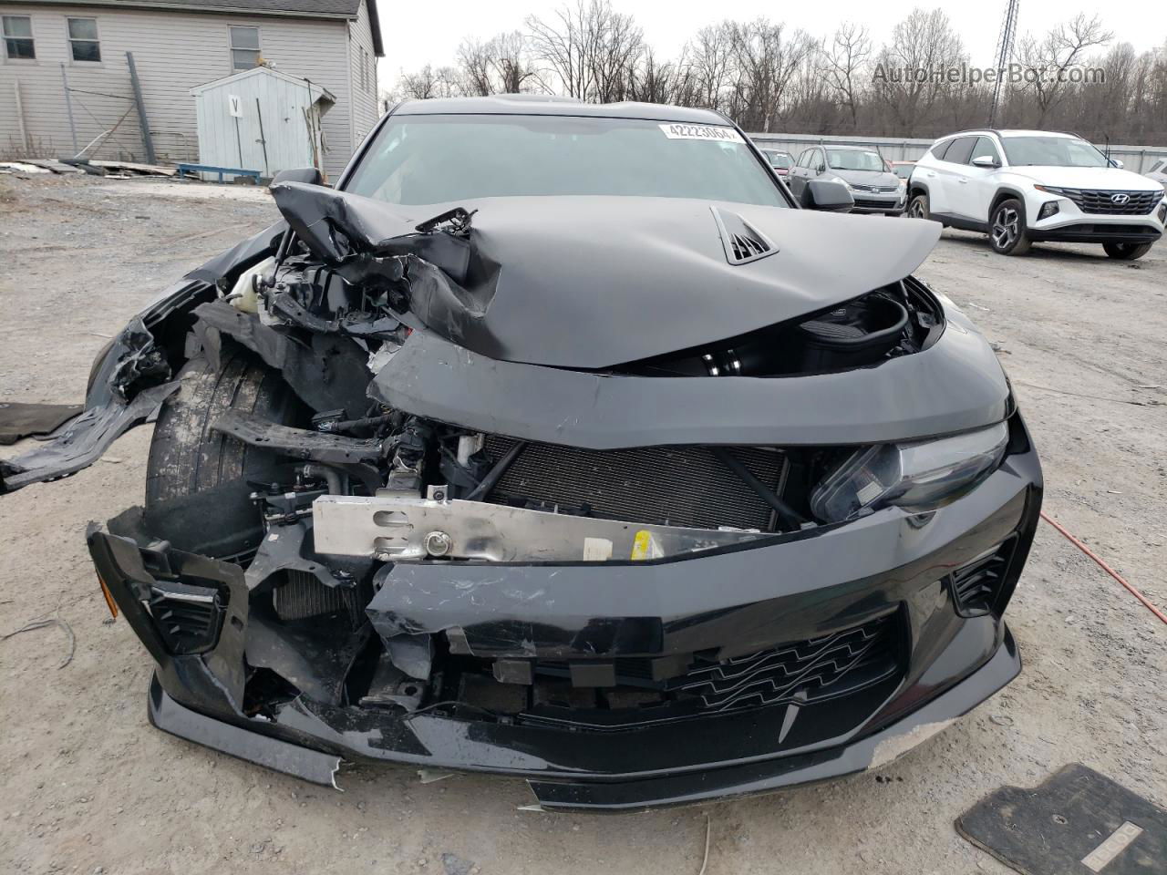 2018 Chevrolet Camaro Ss Black vin: 1G1FE1R71J0184330