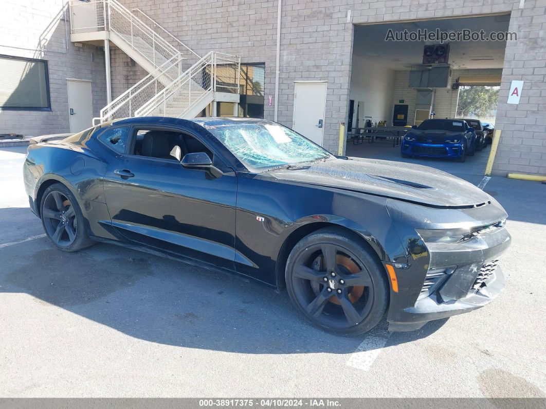 2018 Chevrolet Camaro 1ss Black vin: 1G1FE1R71J0190662