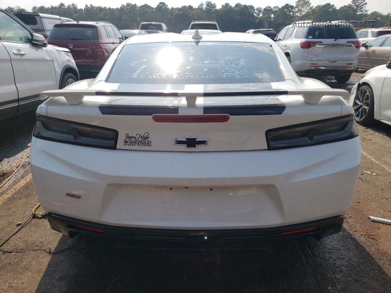 2017 Chevrolet Camaro Ss White vin: 1G1FE1R72H0113650