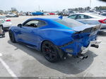 2018 Chevrolet Camaro 1ss Blue vin: 1G1FE1R72J0153975