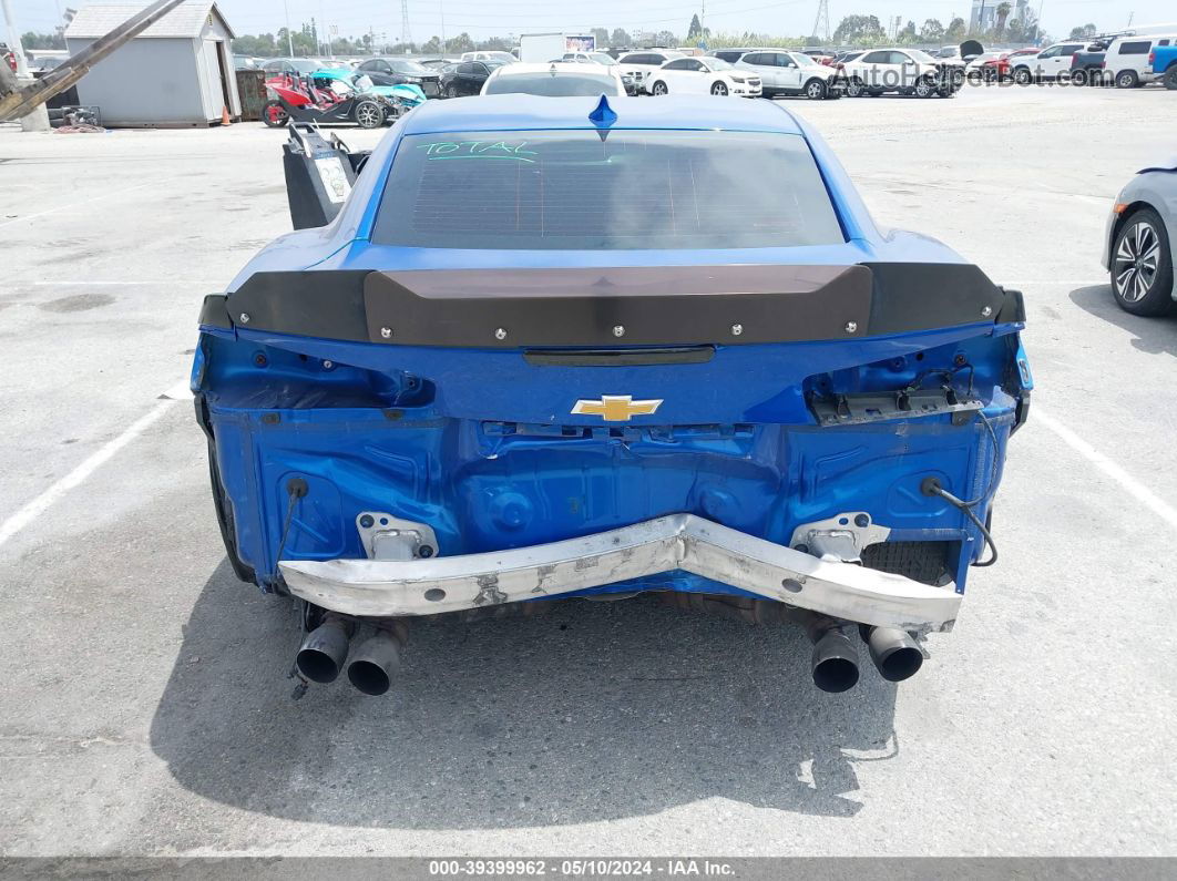 2018 Chevrolet Camaro 1ss Blue vin: 1G1FE1R72J0153975