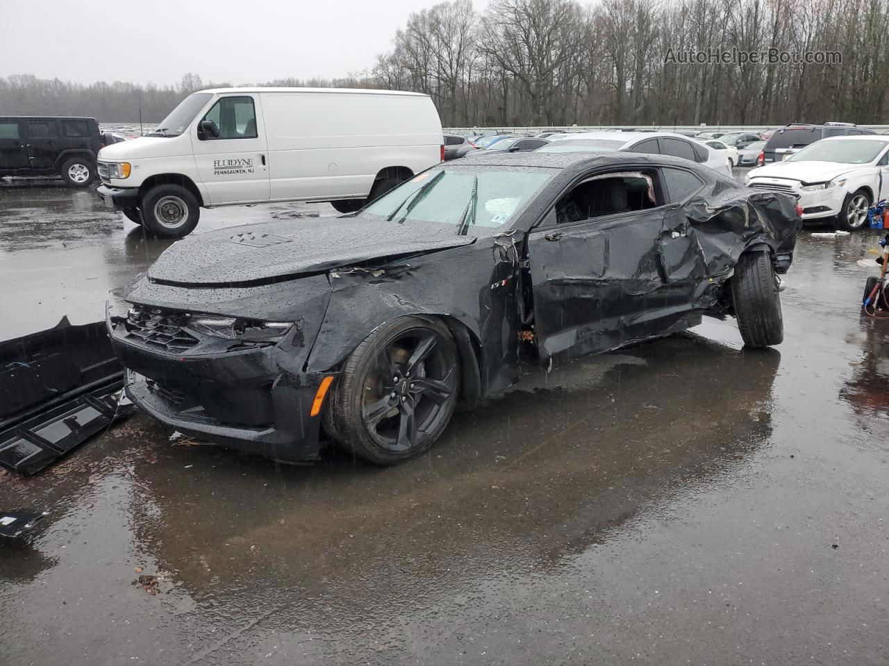 2020 Chevrolet Camaro Lz Black vin: 1G1FE1R72L0137679