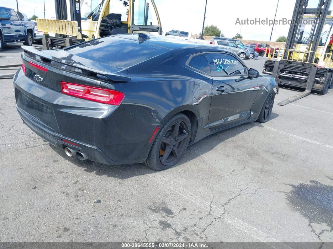 2018 Chevrolet Camaro 1ss Black vin: 1G1FE1R73J0137428