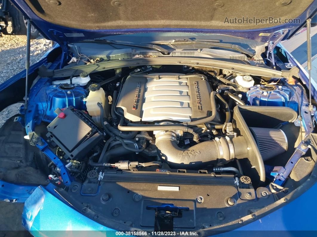 2018 Chevrolet Camaro 1ss Blue vin: 1G1FE1R76J0106822